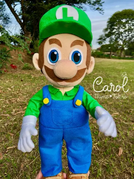 Luigi Decorativo Super Mario | Coleção Gamer e Presente