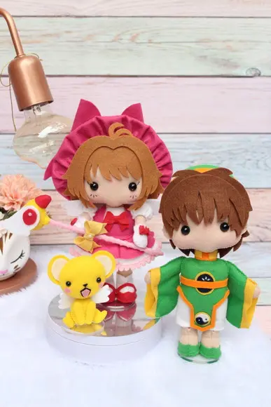 Sakura Card Captors e Shaoran Li com Kero