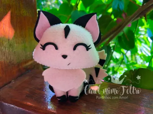 Sango e Kirara em Feltro