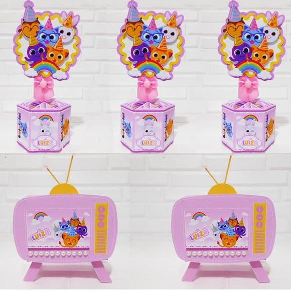 Arquivo de Corte Bolofofo Rosa Menina 08