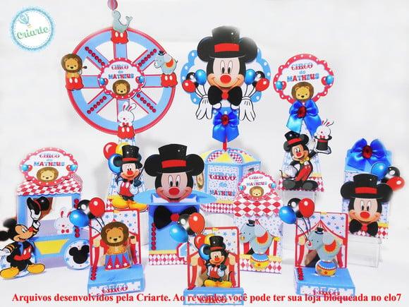 Arquivo de Corte Circo do Mickey 50
