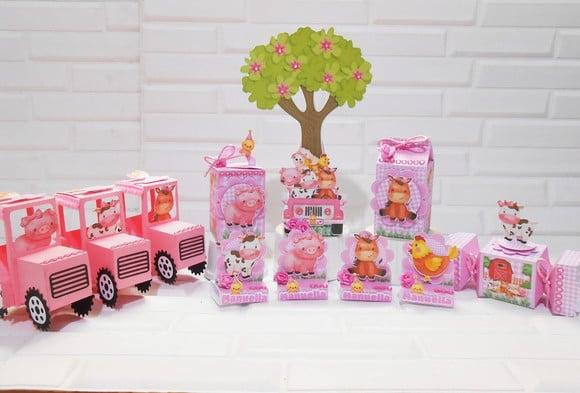 Arquivo de Corte Fazendinha Rosa Menina 54