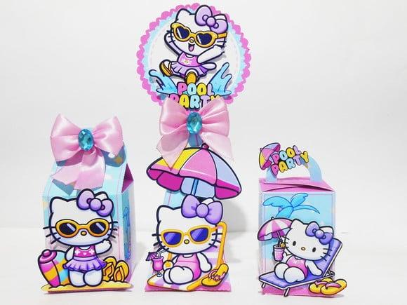 Arquivo de Corte Hello Kitty Pool Party 30