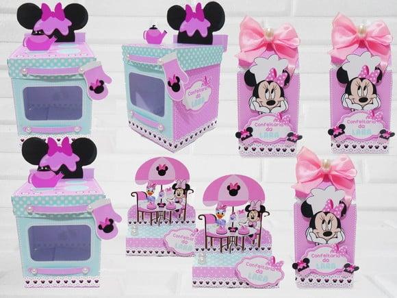 Arquivo de Corte Minnie Confeiteira 20
