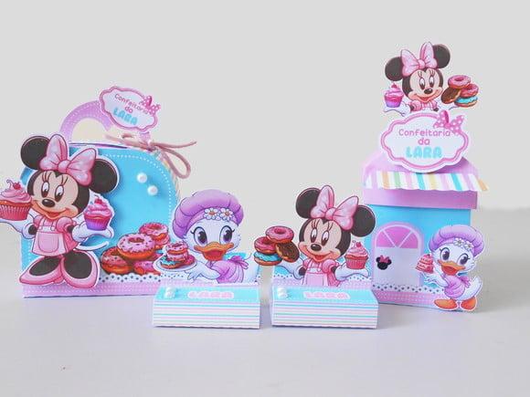 Arquivo de Corte Minnie Confeiteira 21