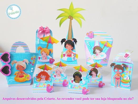 Arquivo de Corte Pool Party 32