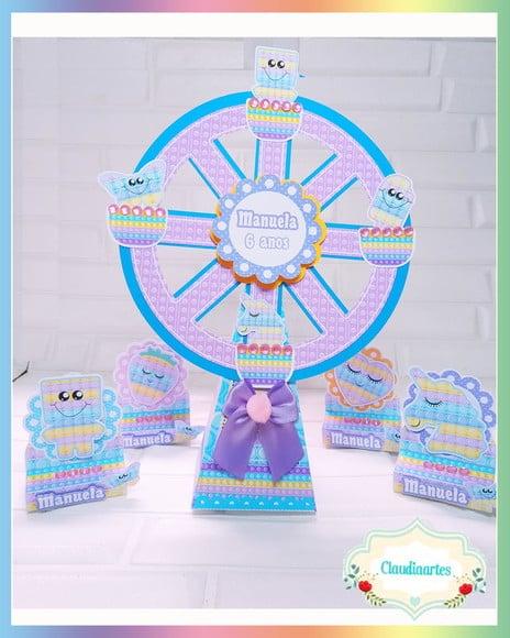 Arquivo de Corte Pop It Candy Colors #2
