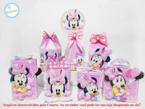 Arquivo de Corte Baby Minnie 30