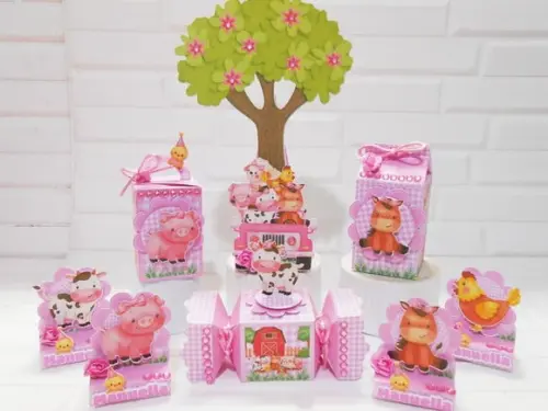 Arquivo de Corte Fazendinha Rosa Menina 54
