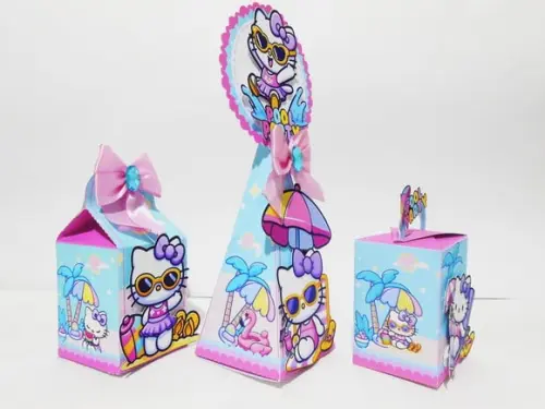 Arquivo de Corte Hello Kitty Pool Party 30