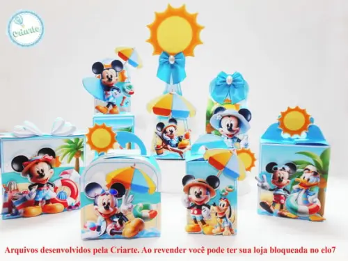 Arquivo de Corte Mickey Pool Party 30