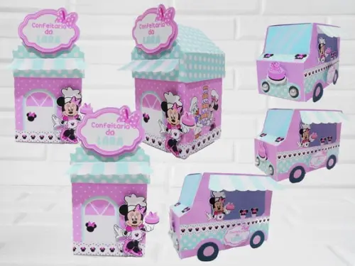 Arquivo de Corte Minnie Confeiteira 20