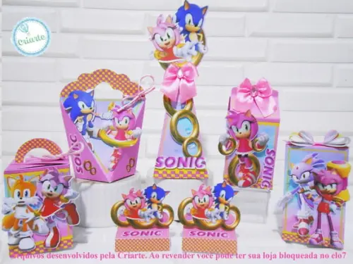 Arquivo de Corte Sonic Rosa 50