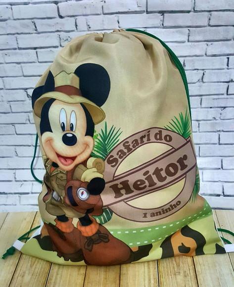 10 Mochila Mickey Safari - Grande