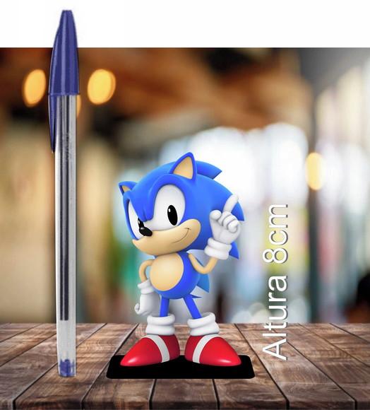 Mini Enfeite de Mesa Sonic