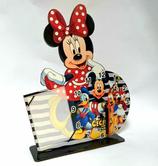 10 Centros de Mesa Minnie com Foto