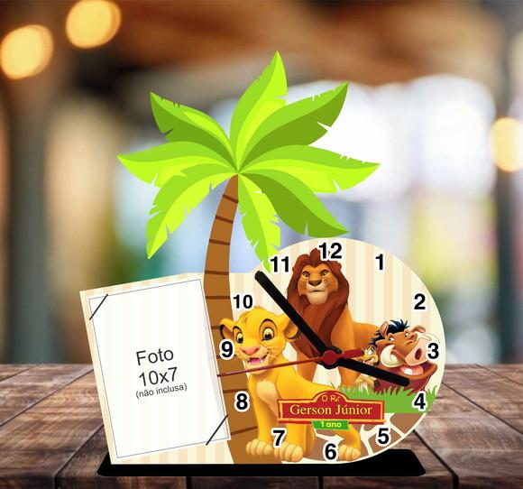 10 Centros de Mesa Rei Leão com Foto