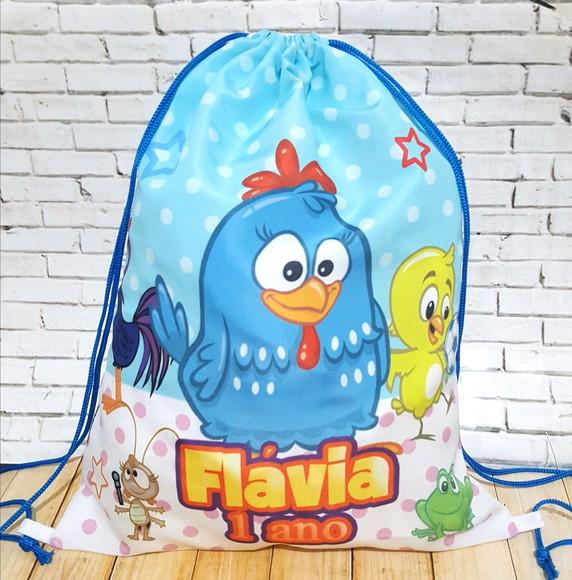 10 Mochila Galinha Pintadinha - Grande
