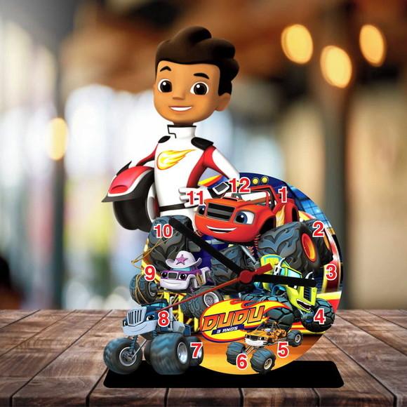 12 Centros de Mesa Blaze And The Monsters Machine