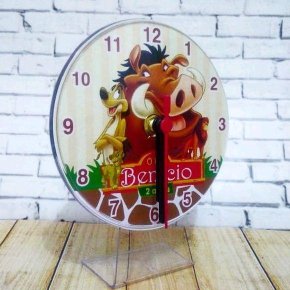 10 Relógios de Mesa Rei Leão