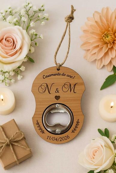 Abridor Personalizado Casamento