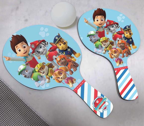 15 Raquetes Ping Pong Patrulha Canina