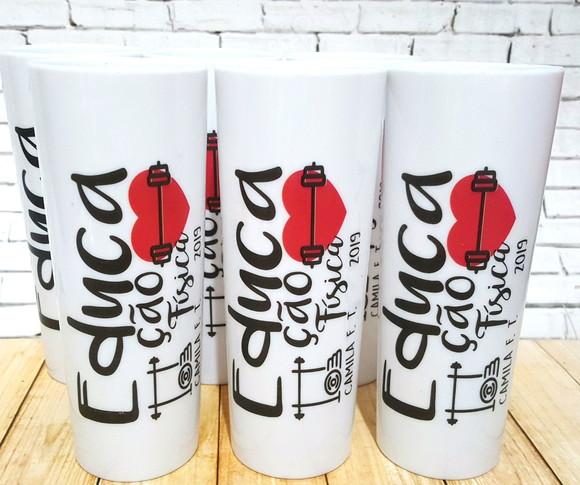 10 Copo Long Drink Educação Física
