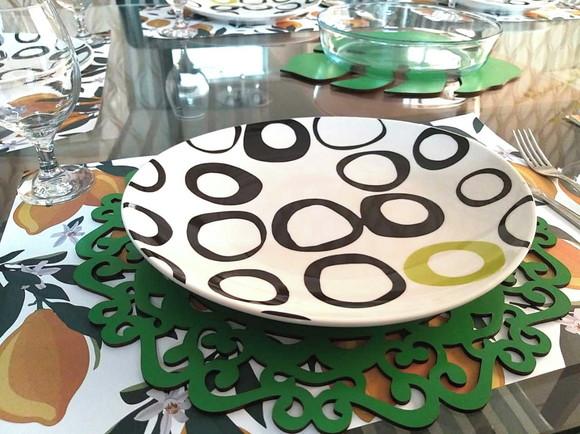 Sousplat Verde