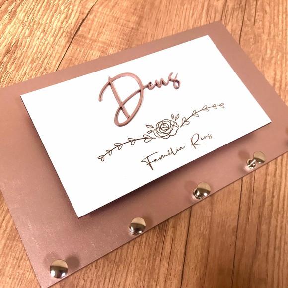 Porta Chaves Deus Personalizado