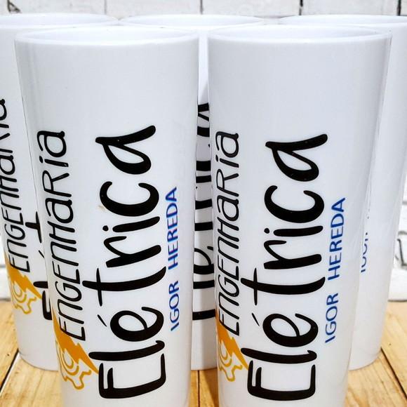 10 Copo Long Drink Engenharia Eletrica