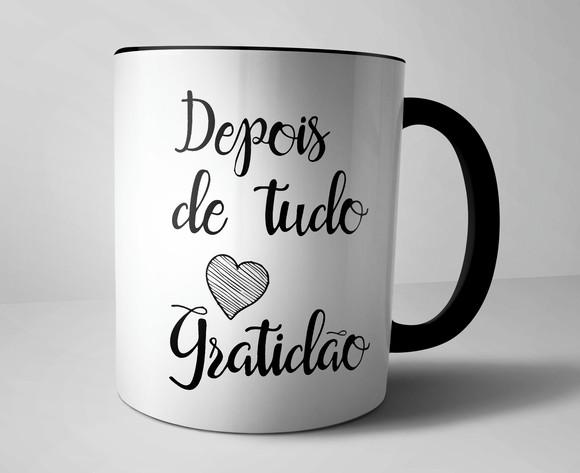 Caneca Gratidão - Porcelana
