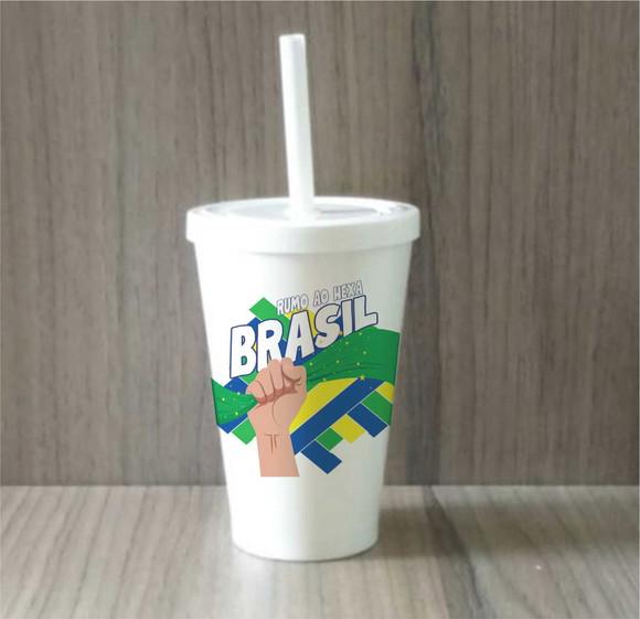 10 Copos Canudo Copa do Mundo