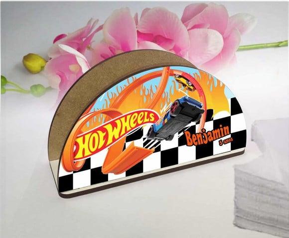 Porta Guardanapo Hot Wheels