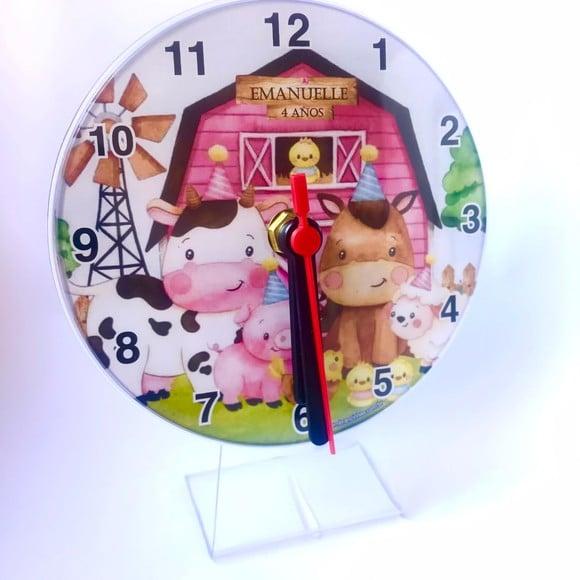 Relógio Mesa Fazendinha
