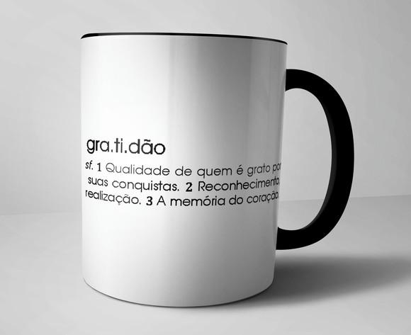 Caneca Gratidão - Porcelana
