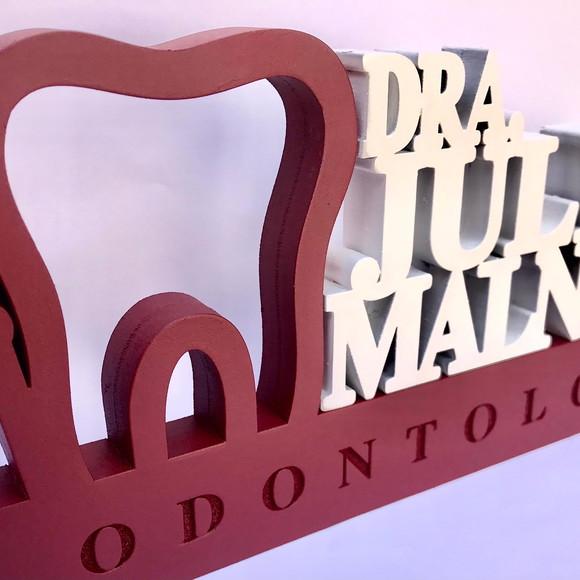 Placa Profissão Odonto