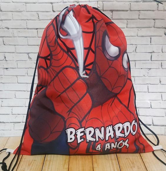 10 Mochila Homem Aranha - Grande