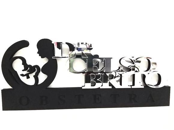 Placa Profissão Obstetra