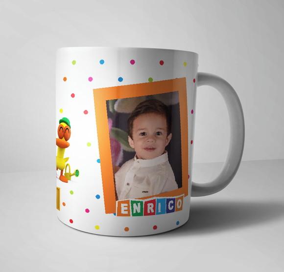 Caneca Pocoyo Porcelana C/foto