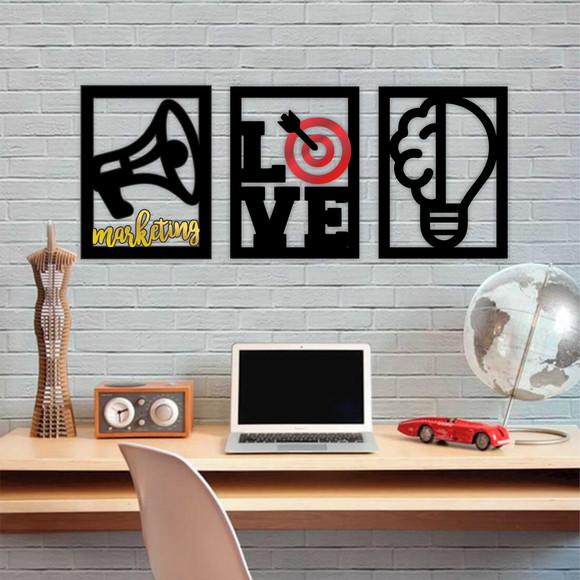 Quadro Trio Marketing