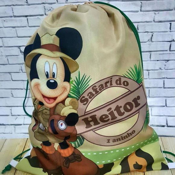 22 Mochila Mickey Safari - Pequena