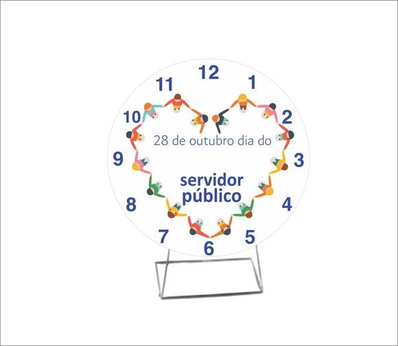 10 Relógios de Mesa Dia do Servidor Publico