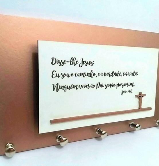 Porta Chaves Eu Sou o Caminho a Verdade e a Vida
