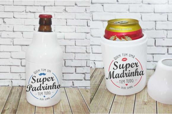 Porta Litrinho 2x1 Personalizado - Frente e Verso