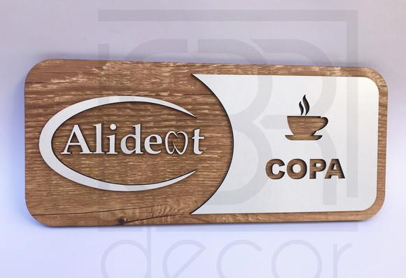 Placa de Identificação Copa