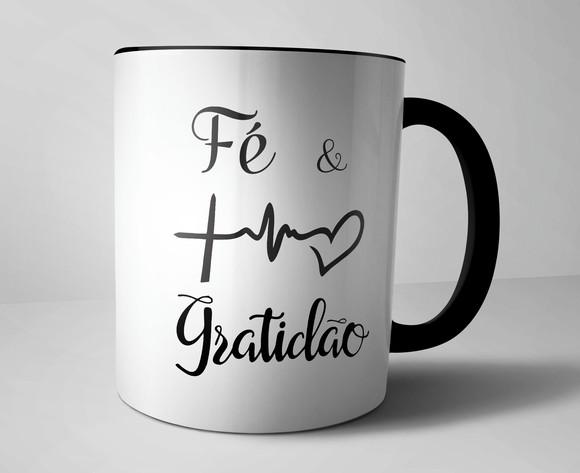 Caneca Gratidão - Porcelana