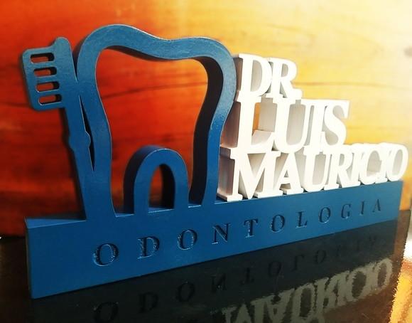 Placa Profissão Odontologia
