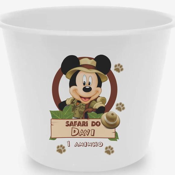 15 Baldes de Pipoca Mickey Safari - Impressão Direta