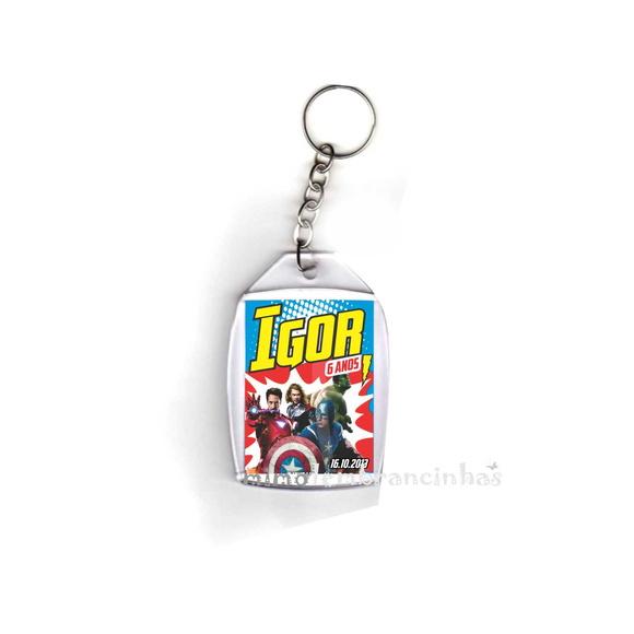 20 Chaveiros Vingadores