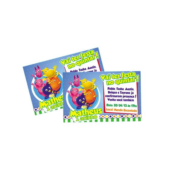 Convite Backyardigans
